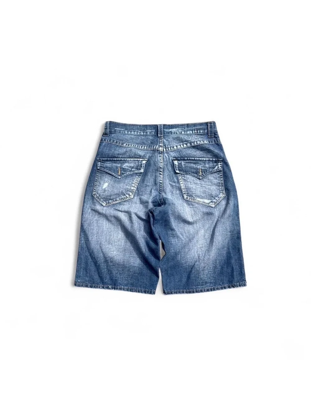 2000s Kani Men's Blue Denim Shorts